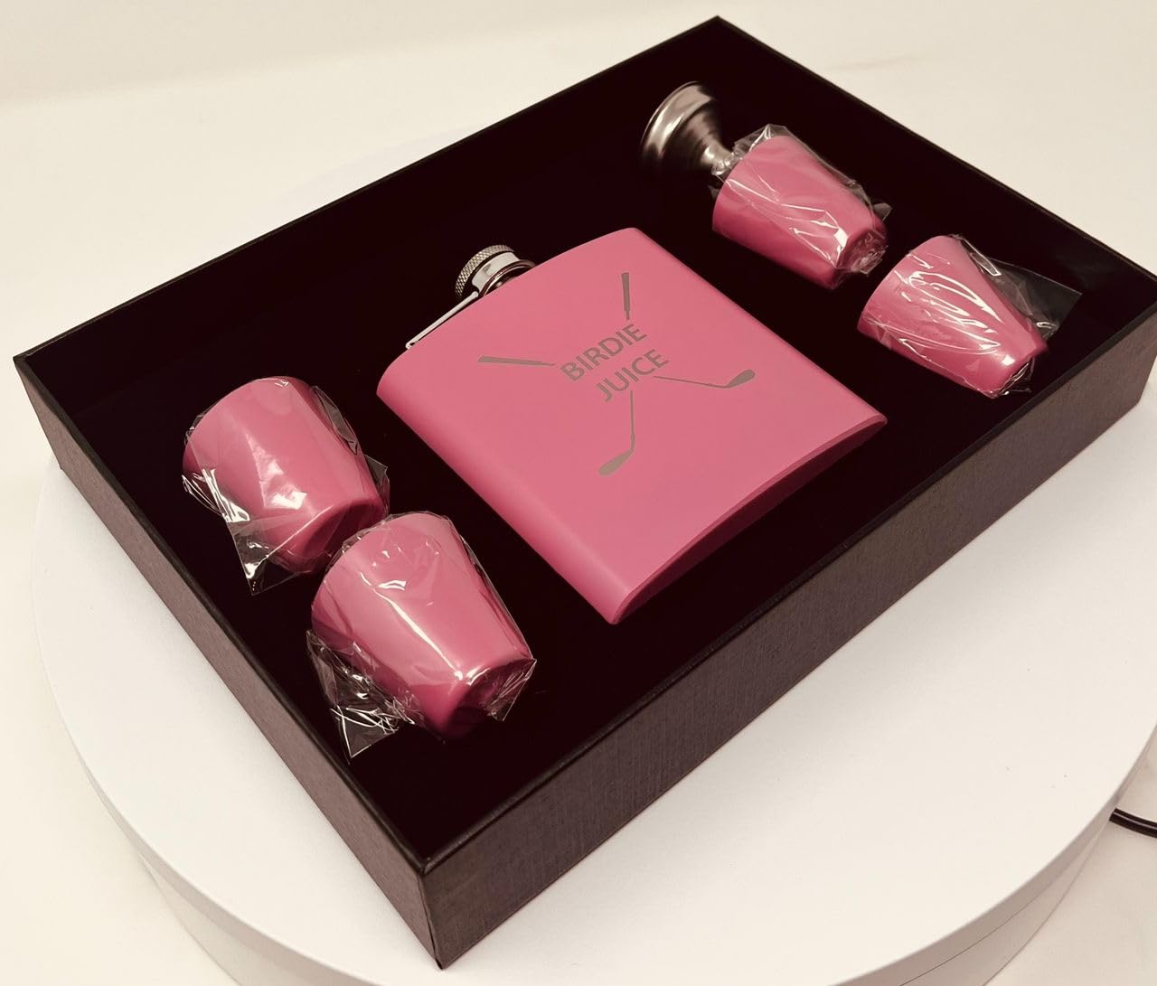 Amazon.com | Birdie Juice Flask, Funnel, Shot Glasses, and Gift