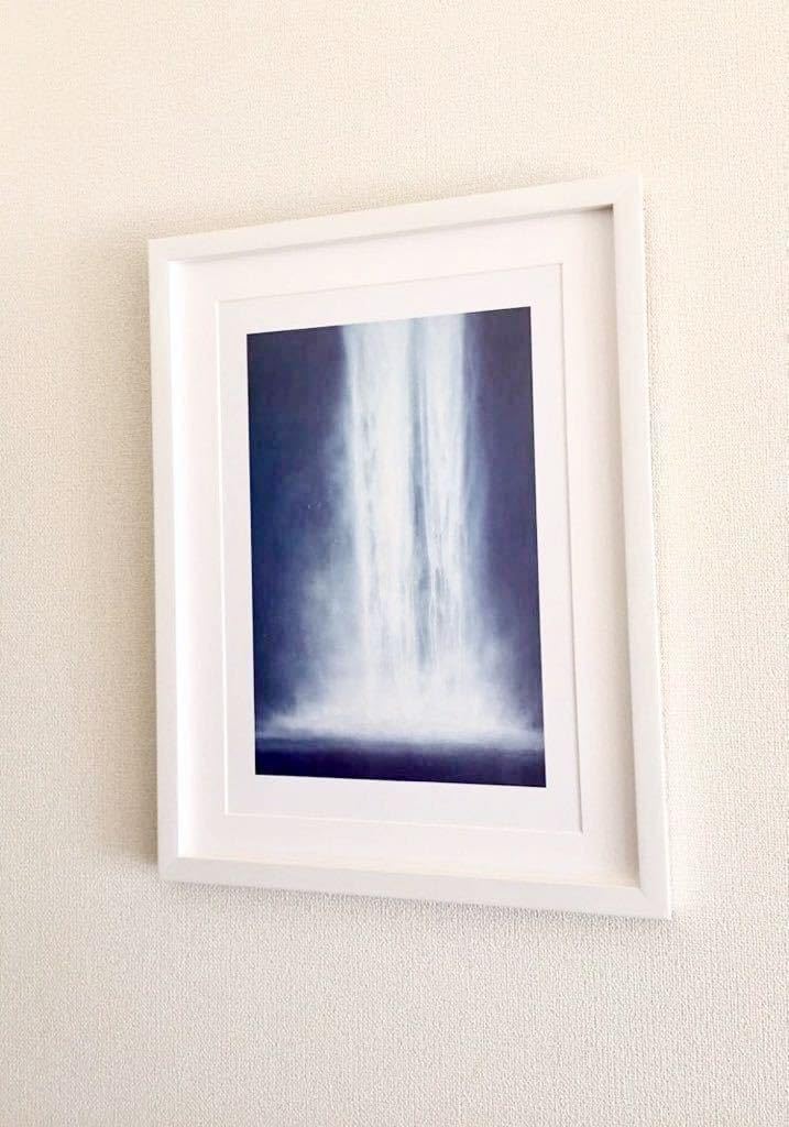 Amazon.co.jp: 千住博絵柄20種展開「ウォーターフォール」朝日新聞 額