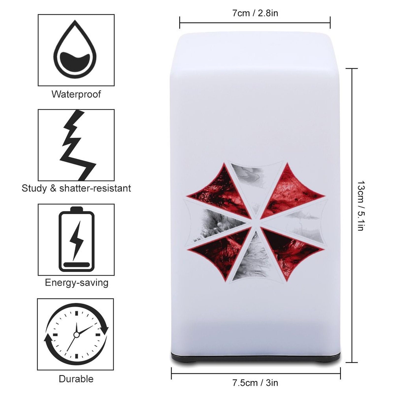 Amazon.co.jp : バイオハザードランプ スクエアランプ 電気スタンド