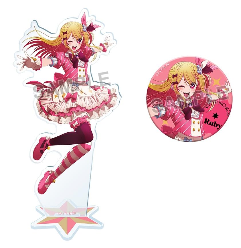 Amazon.co.jp: 星野ルビー アクリルスタンド ＆ 缶バッジ 推し応援