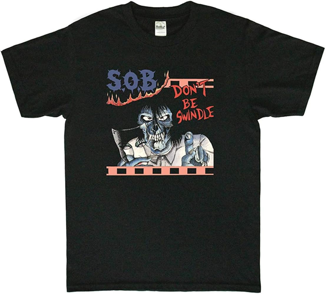 Amazon.co.jp: SOB ロックバンド Dont Be Swindle HARDCORE PUNK T