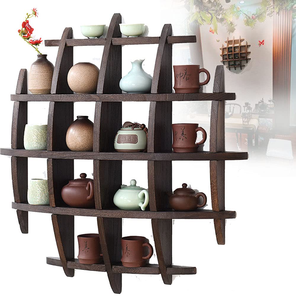 Amazon.com: ZWJABYY Display Shelf,Wooden Wall Shelf,Antique