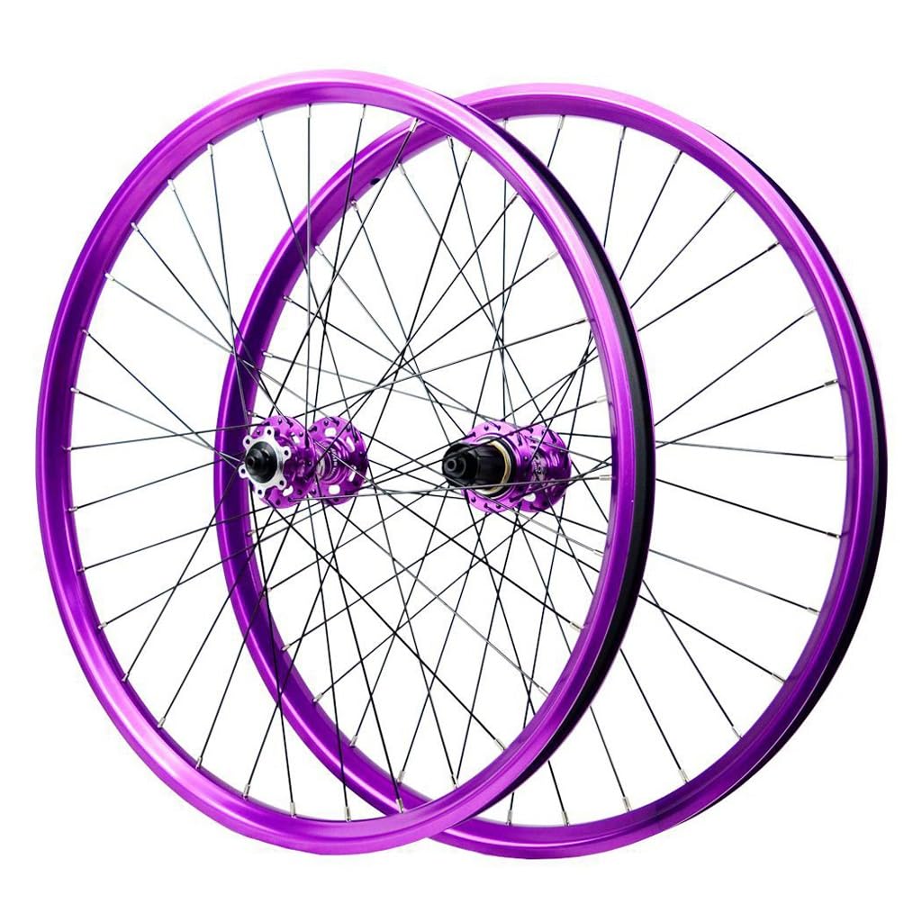 Amazon | LPYDWZ パープルマウンテンバイクホイール 26/27.5/29 インチ