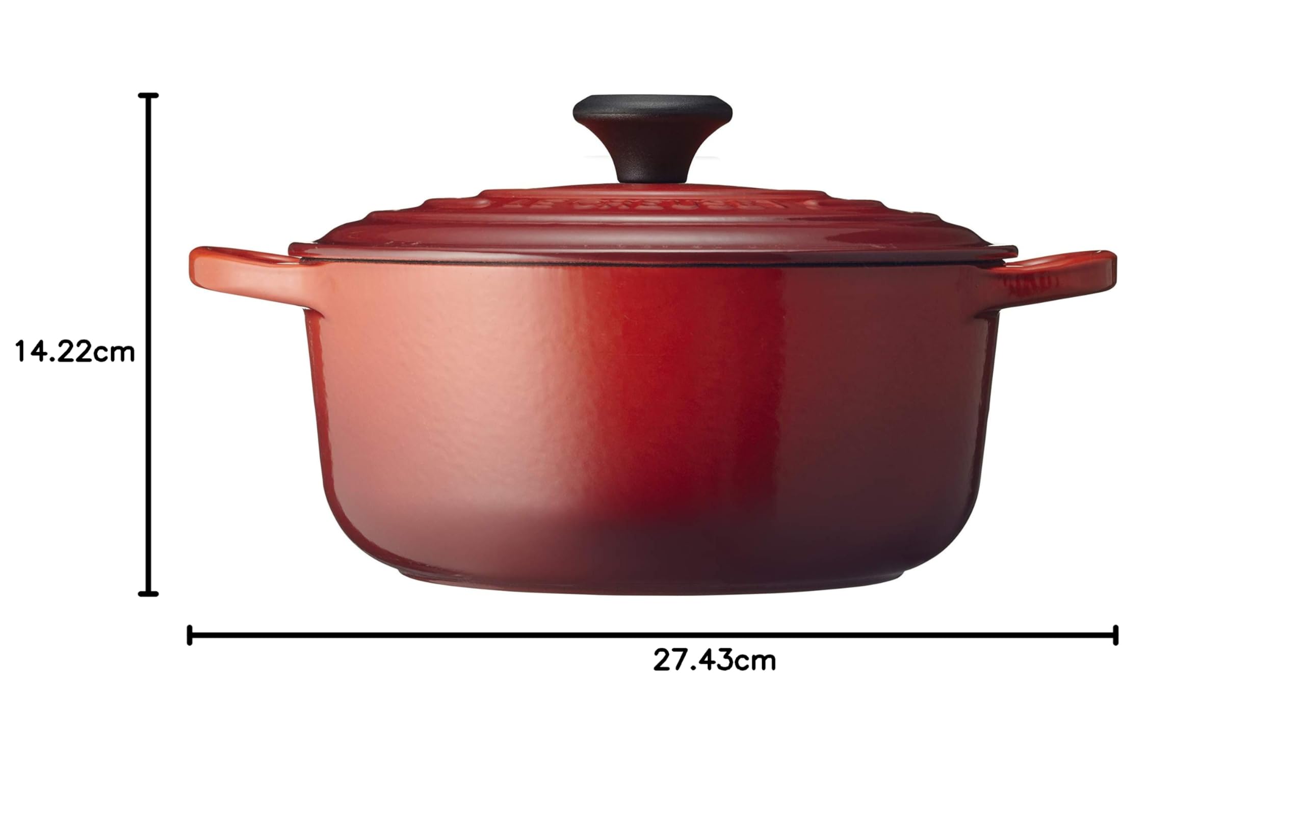 Amazon.co.jp: シグニチャー ココット・ロンド 20cm チェリーレッド