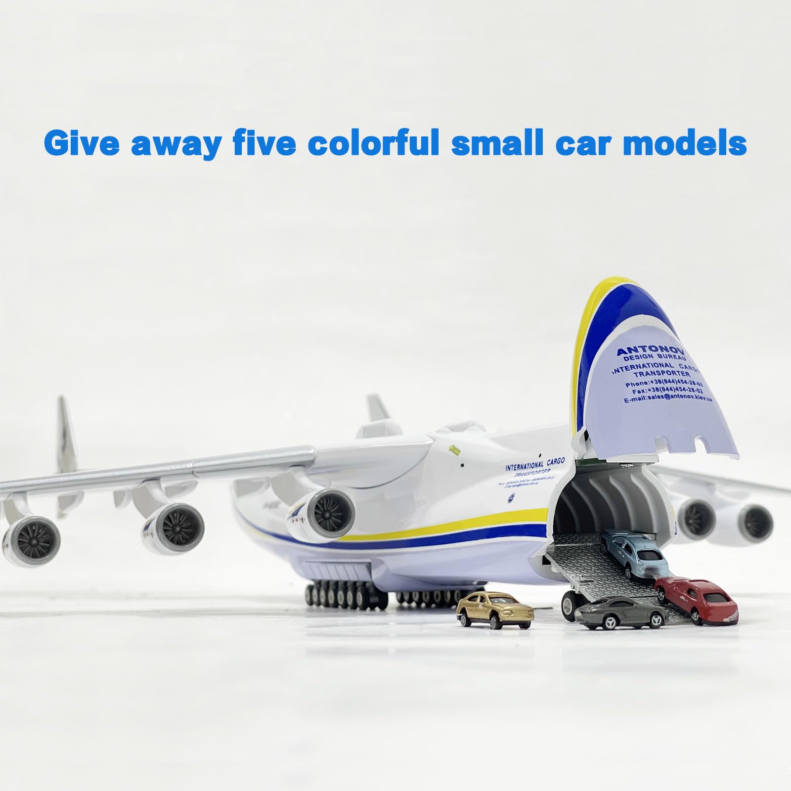 Amazon.co.jp: Mahfisj 1:200スケール AN225 モデル 飛行機 開閉可能