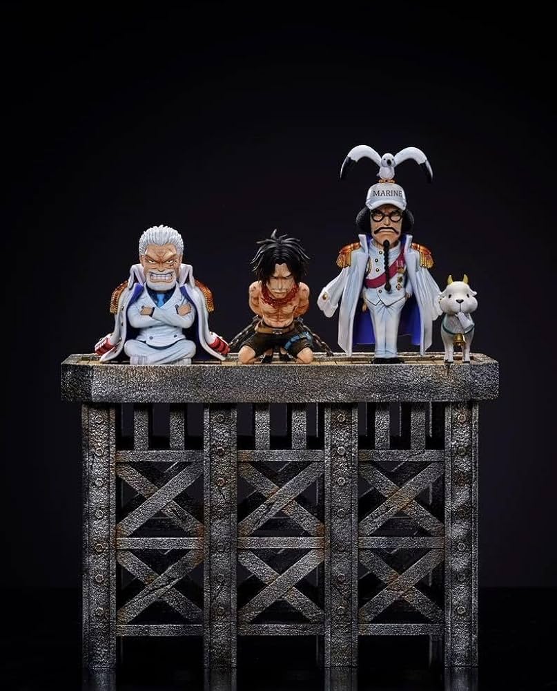 Amazon.co.jp: ワンピース フィギュア 処刑台セットエース ガープ