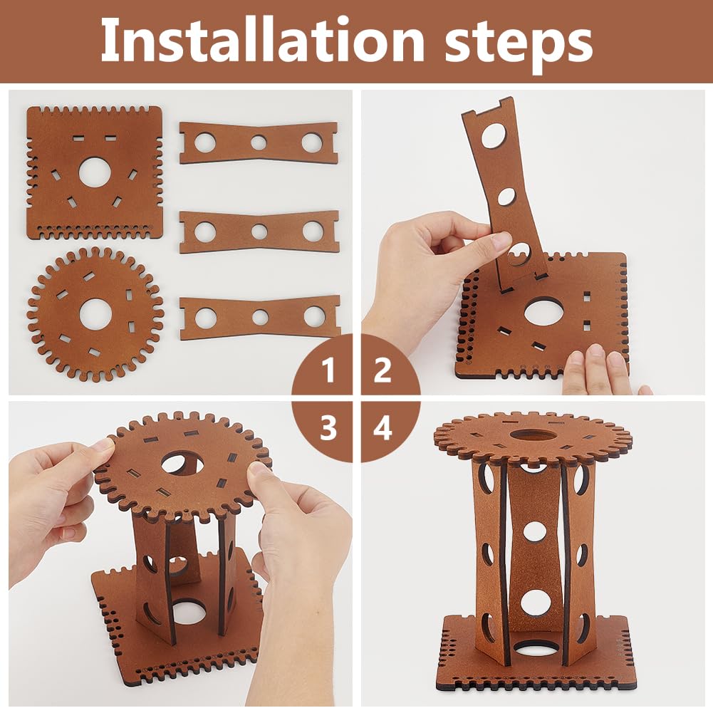 Amazon.co.jp: FINGERINSPIRE 木製 組紐 ディスクセット 32スロット