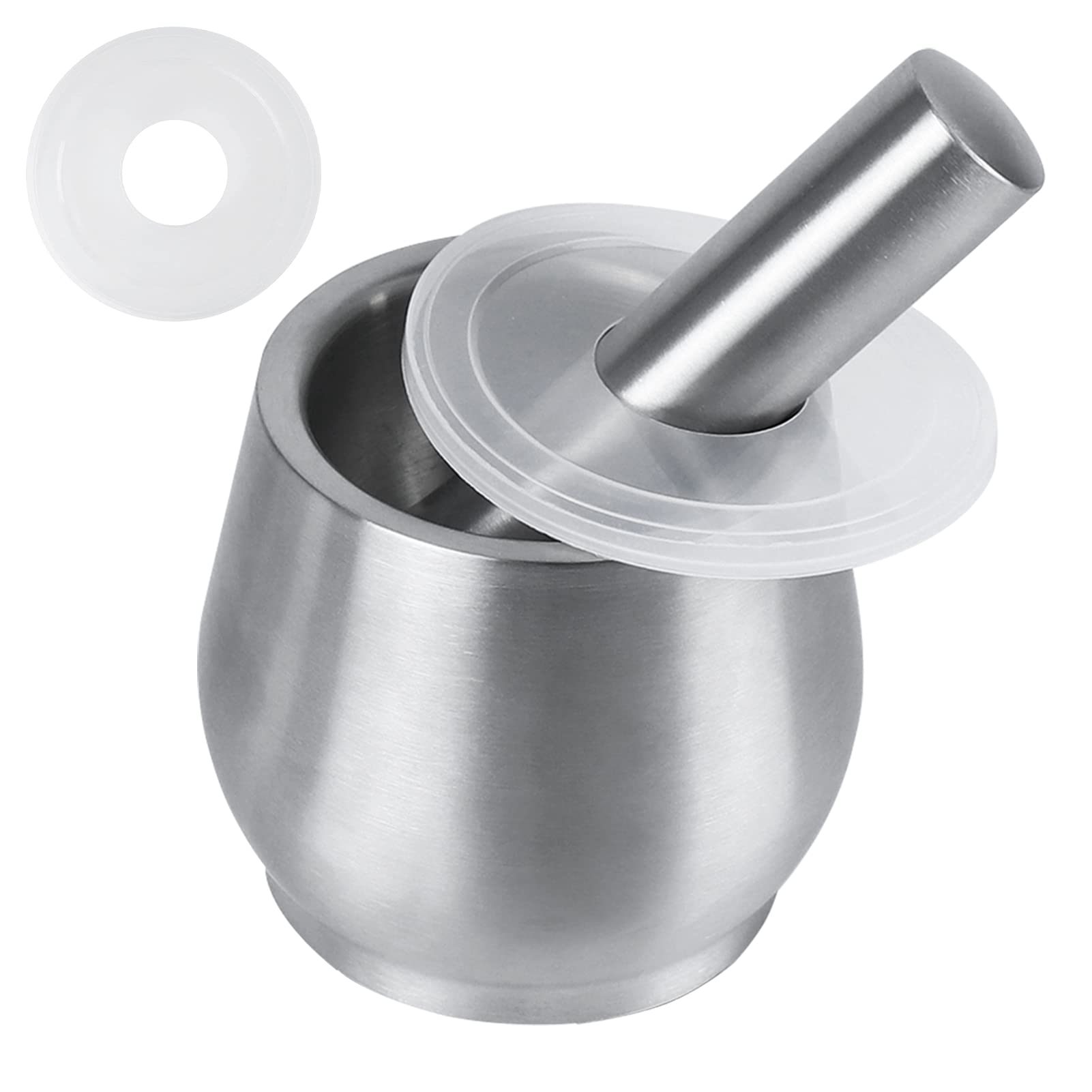 Amazon.co.jp: EC Kitchen すり鉢 すりこぎ棒 セット ステンレス 蓋