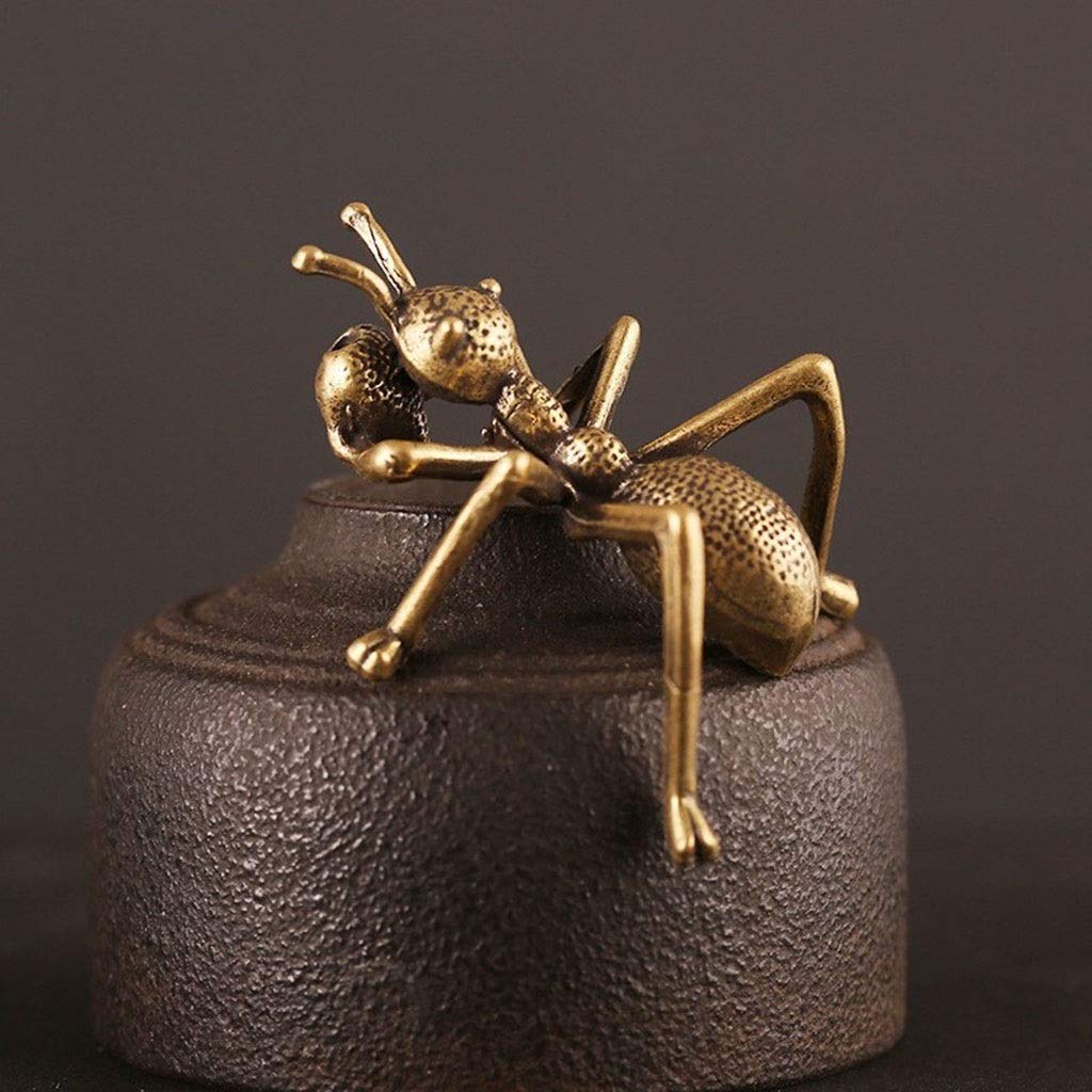 Amazon.co.jp: ミニピュア銅アリ工芸品銅の装飾品、ヴィンテージ真鍮