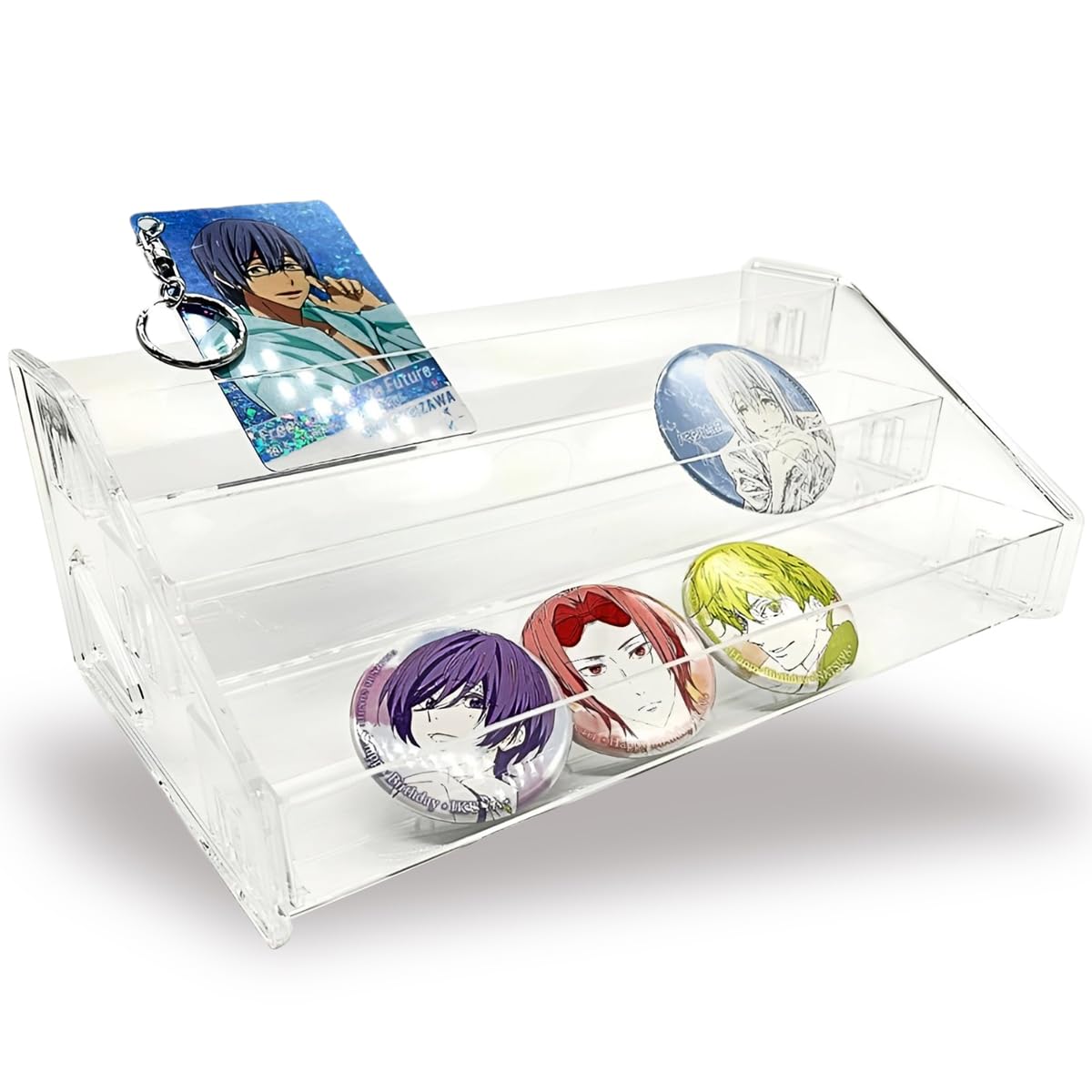 Amazon｜アクリル本舗 缶バッジ ディスプレイスタンド 棚 収納