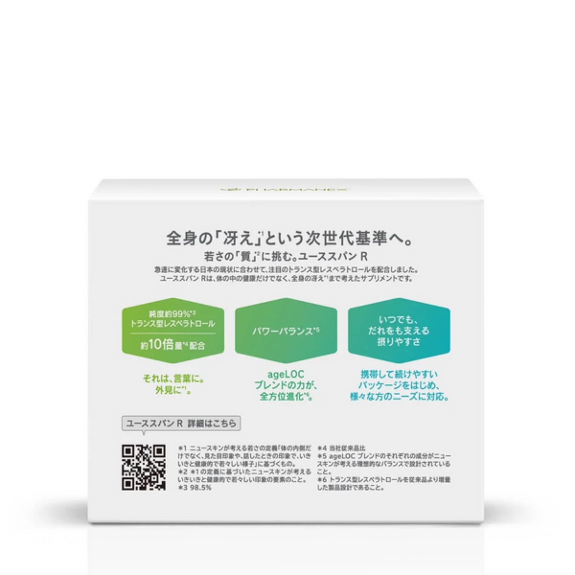 Amazon | ニュースキン｜ユーススパン R｜トランス型レスベラトロール