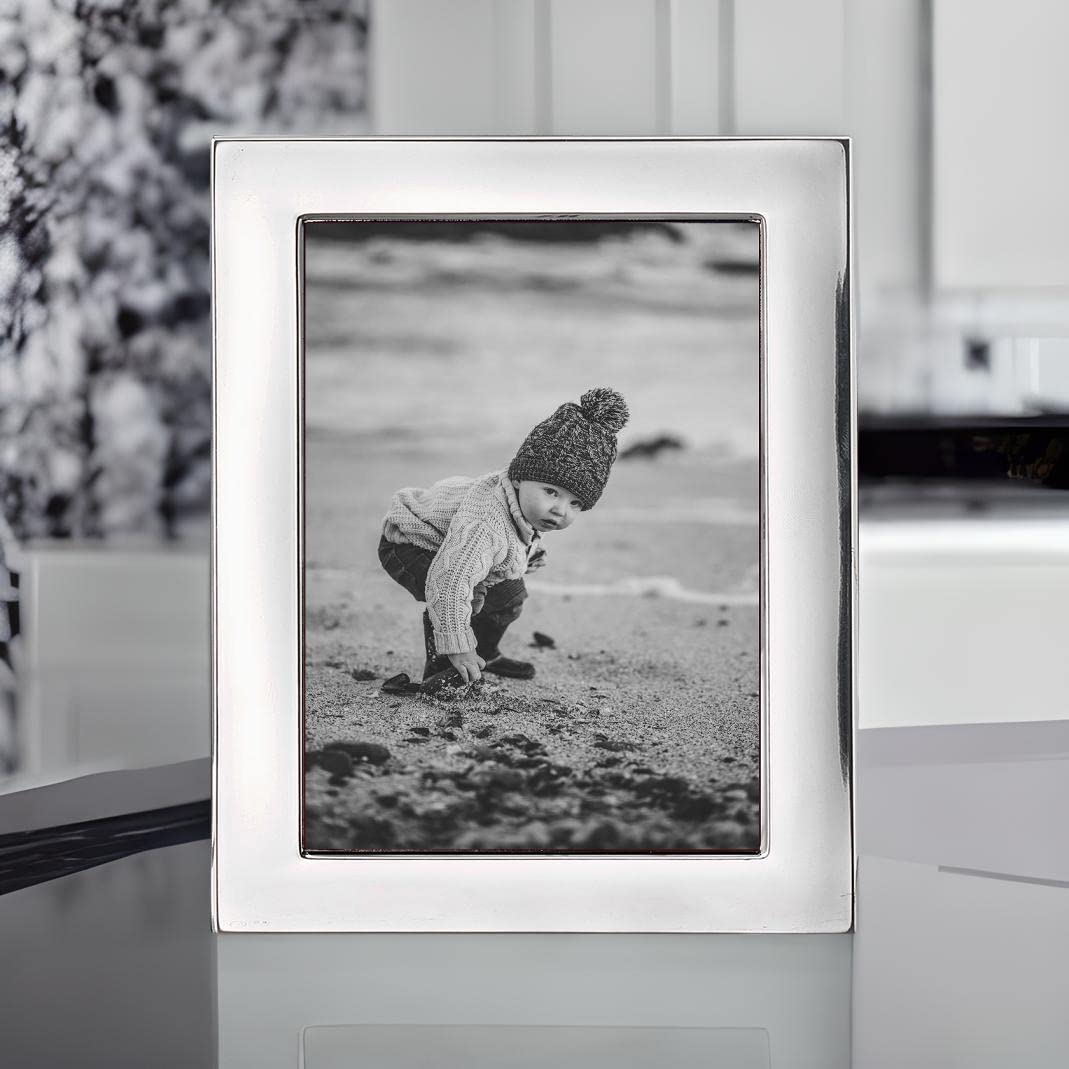 Amazon.com - CUNILL Sterling Silver Picture Frame, Tiffany Plain