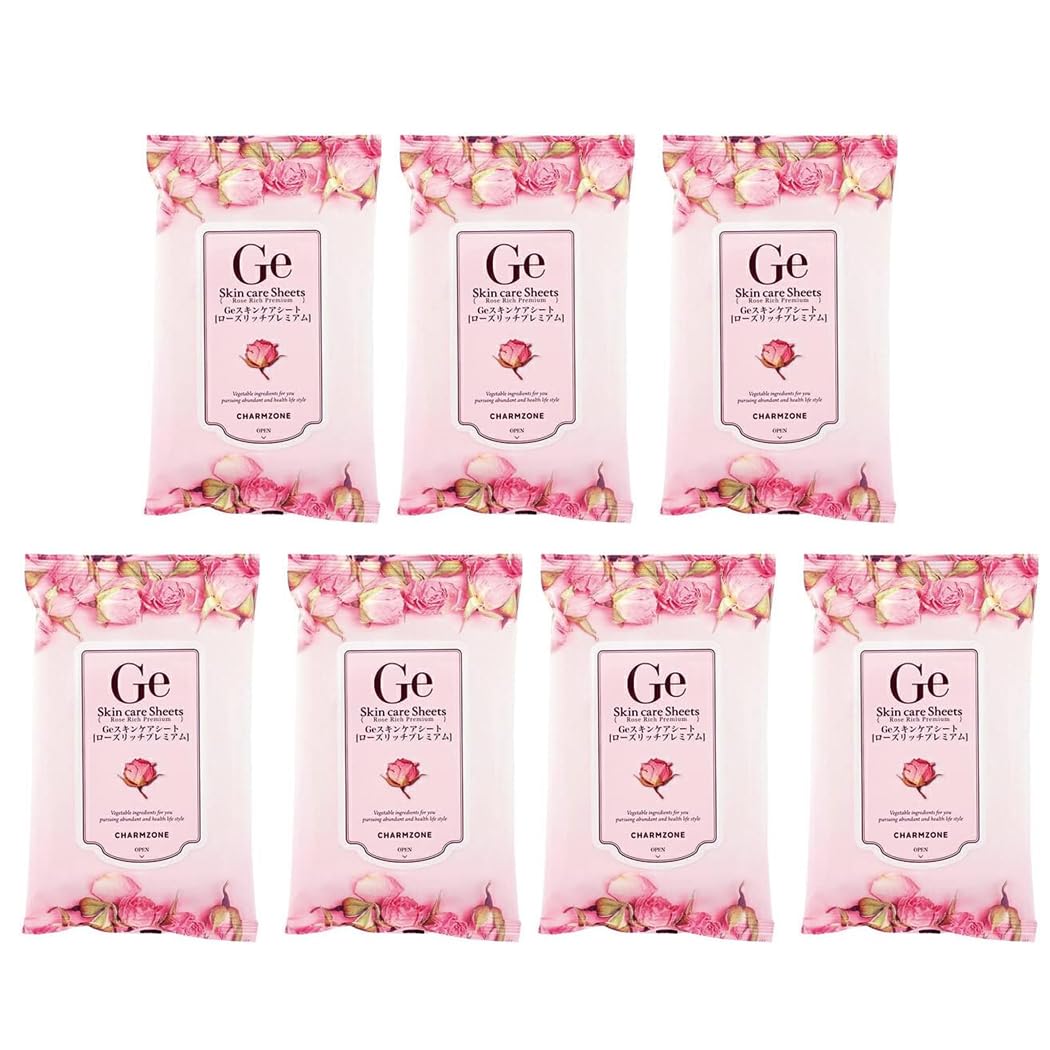 Amazon | チャームゾーン Geスキンケアシート ローズリッチプレミアム