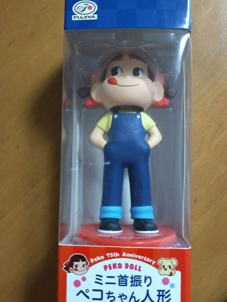 Amazon | 不二家ペコちゃん人形 75周年記念人形 ミニ首振り人形 | 人形