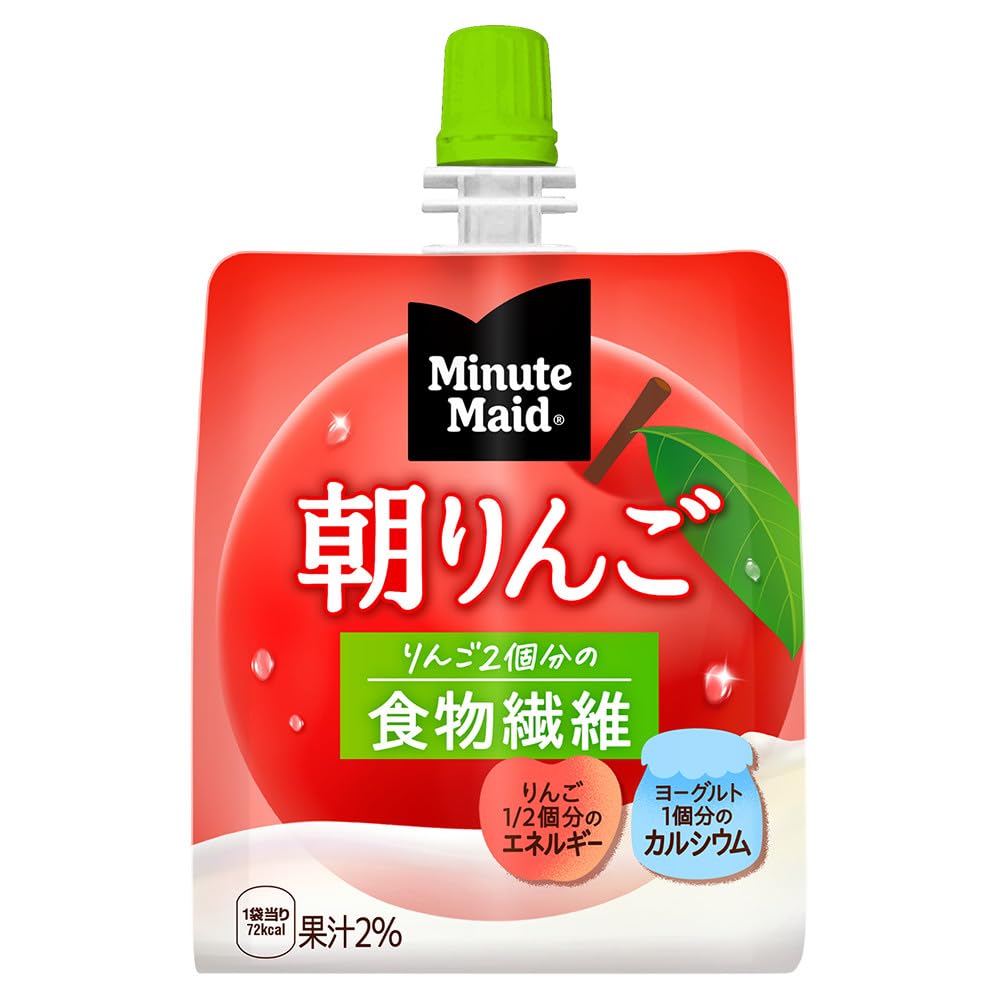 Amazon.co.jp: コカ・コーラ ミニッツ メイド 朝リンゴ ゼリー 180g