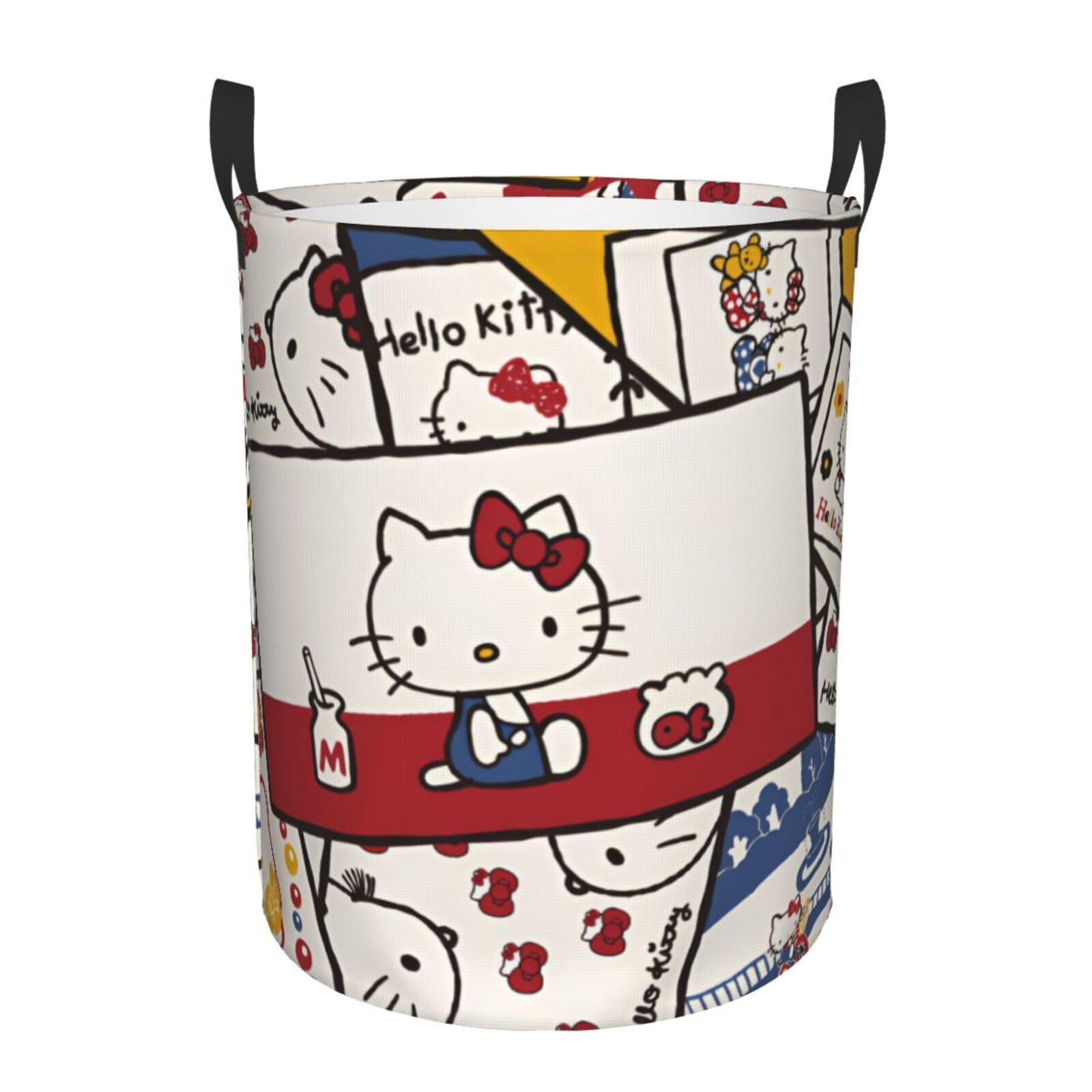 Amazon｜ハローキティ 洗濯かご 収納バスケット 洗濯物入れ ランドリー