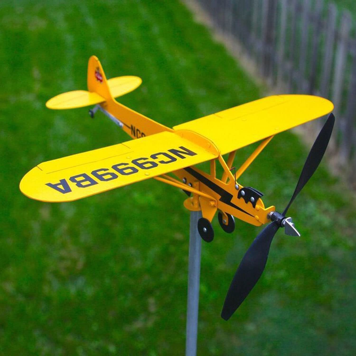Amazon.com : Piper J3 Cub Airplane Wind Spinner - Metal Airplane