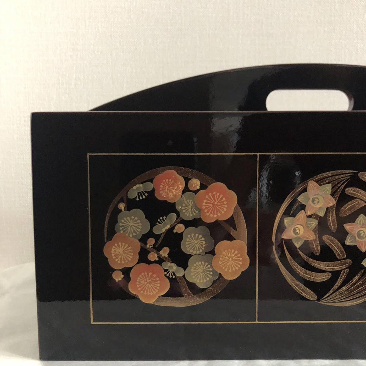 Amazon.co.jp: 会津塗百世ノ漆憬小物入れリモコンラック贈答品昭和