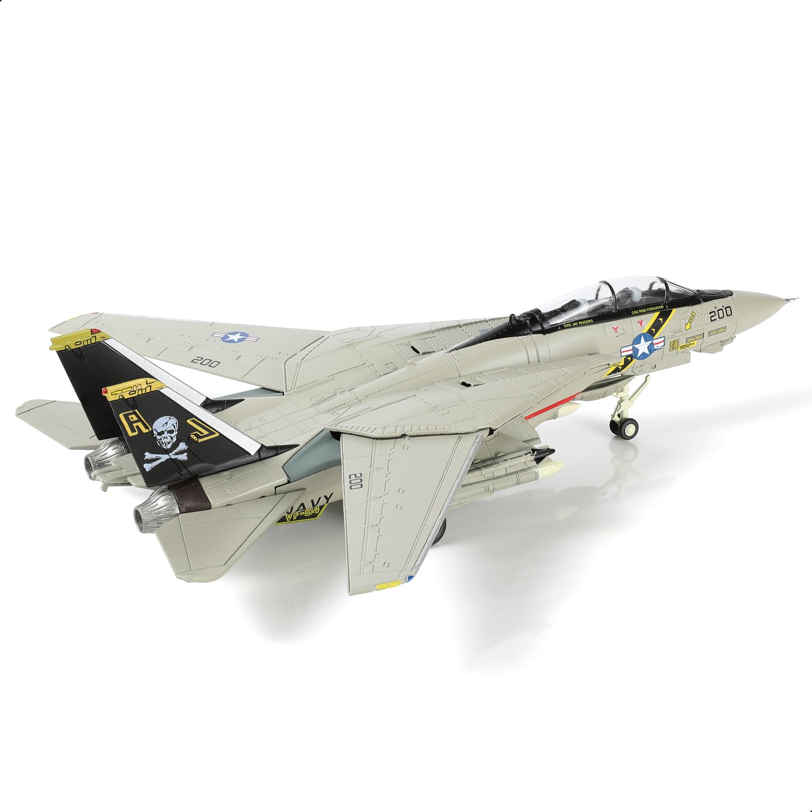 Amazon.co.jp: NUOTIE 1/100 F-14 トムキャット戦闘機 模型 戦闘機
