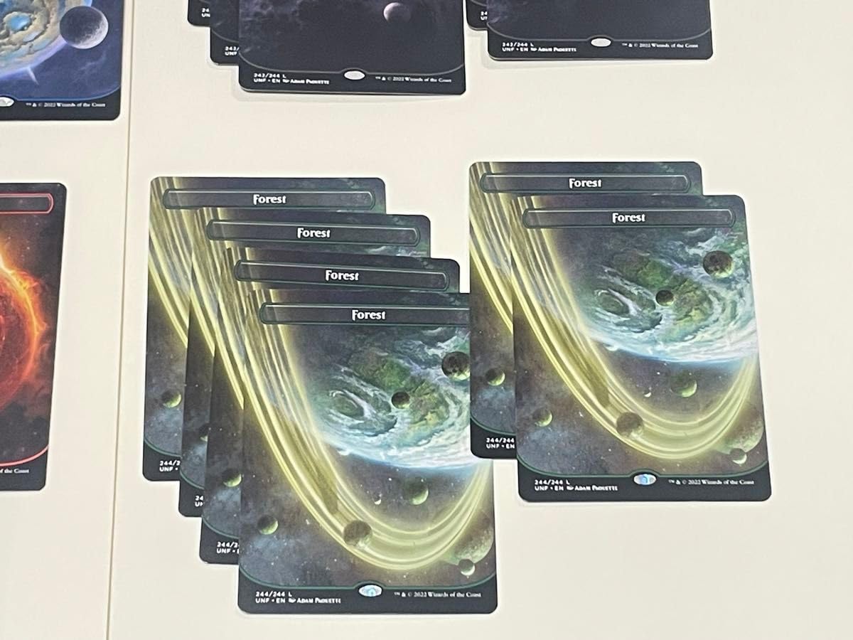 Amazon.co.jp: 軌道宇宙土地 MTG Unfinity アンフィニティ 基本土地 26