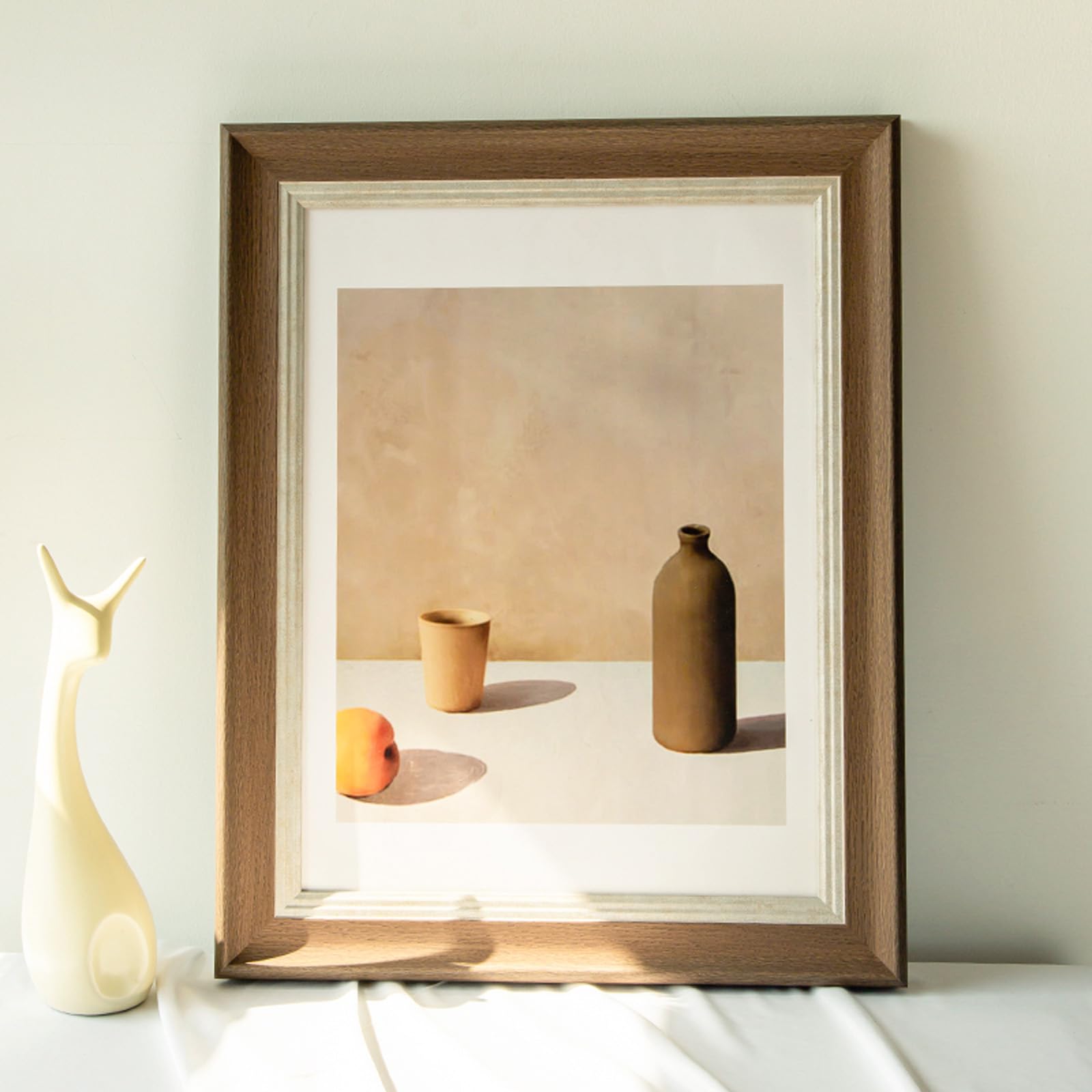 Amazon.co.jp: a4額縁a2額縁額縁b2茶色b2ポスターフレーム木製a2高級