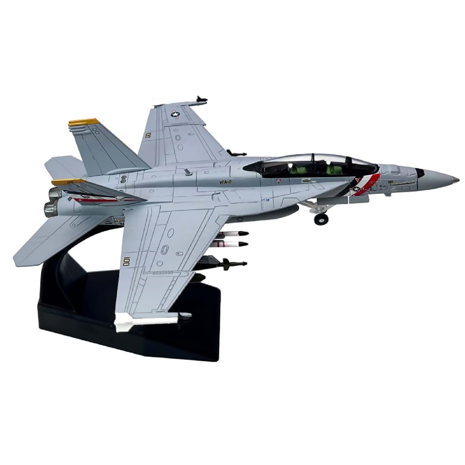 TECKEEN Alloy F/A-18 F18 Super Hornet Bounty Hunters Fighter Jet