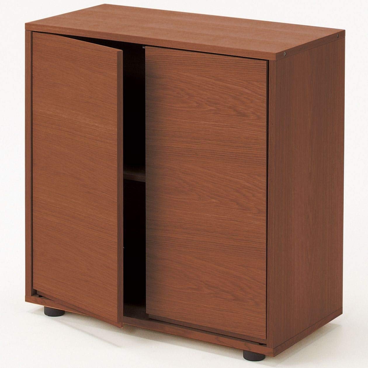 Amazon｜無印良品 スタッキングキャビネット・木製扉ハイタイプ(左右