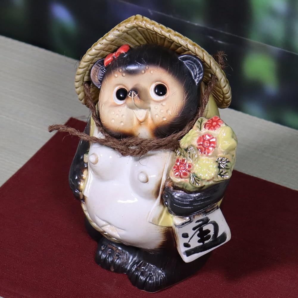 Amazon.co.jp: しがらき焼 たぬき しがらき焼たぬき 縁起物のタヌキ