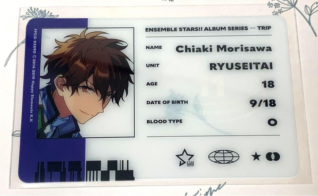 Amazon.co.jp: 守沢 千秋 IDカード1枚あんスタ アルバム TRIP アルバム