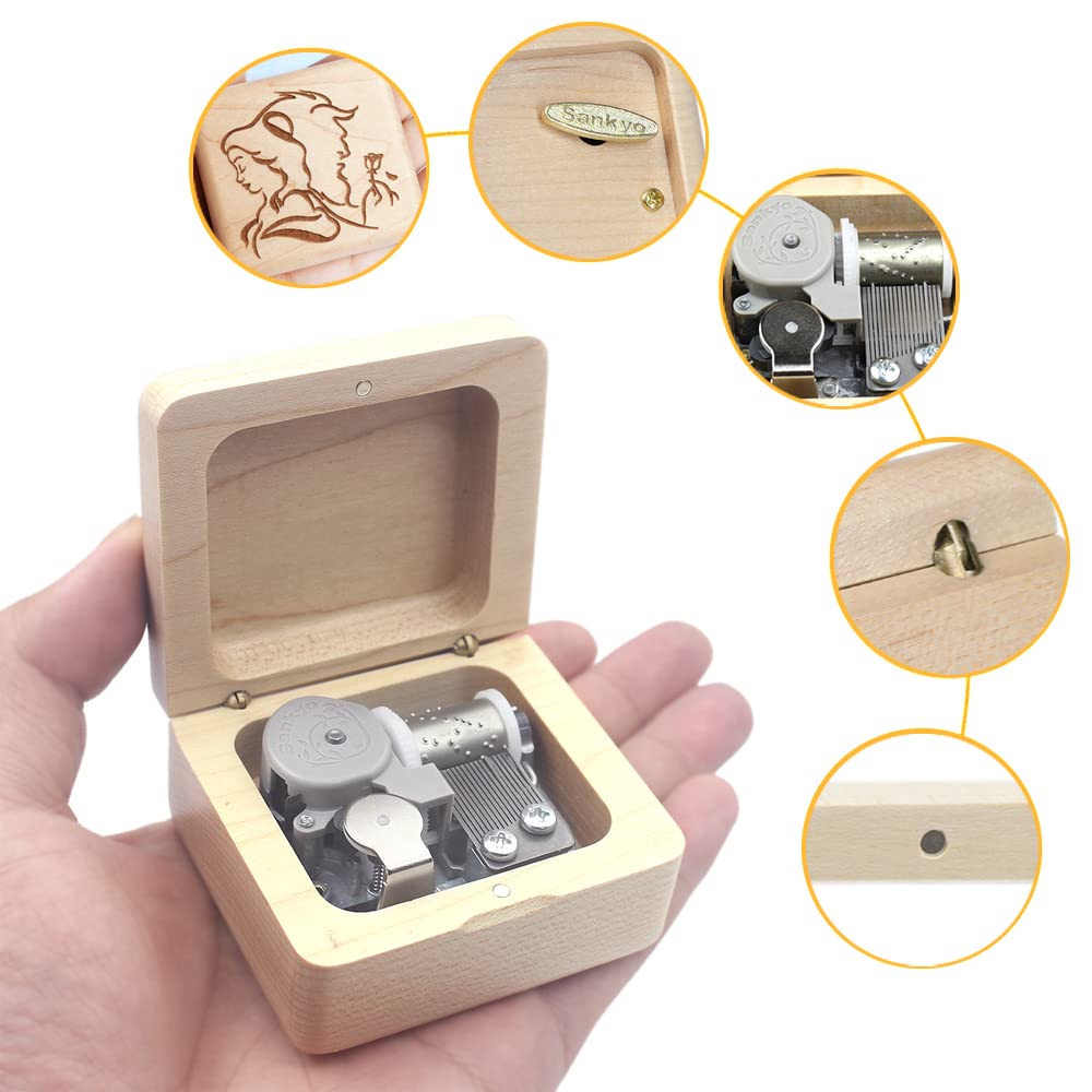 Amazon | Sinzyoオルゴール 木製ミュージックボックス 記念日、誕生日