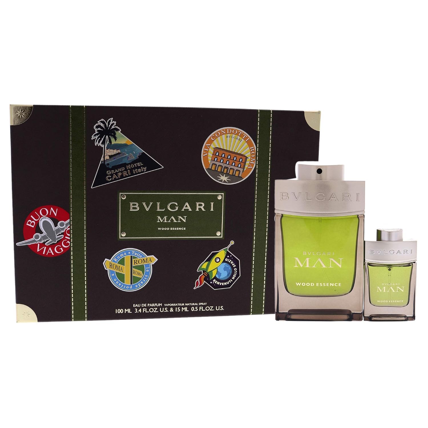 Amazon.com : Bvlgari Bvlgari Man Wood Essence Men 2 Pc Gift Set