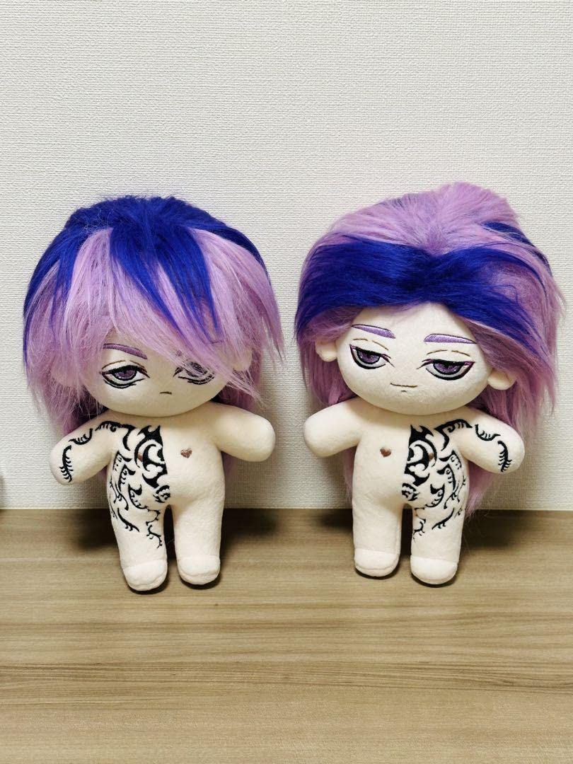 Amazon.co.jp: 灰谷蘭 灰谷竜胆 灰谷兄弟ペア レア 20cm ぬいぐるみ