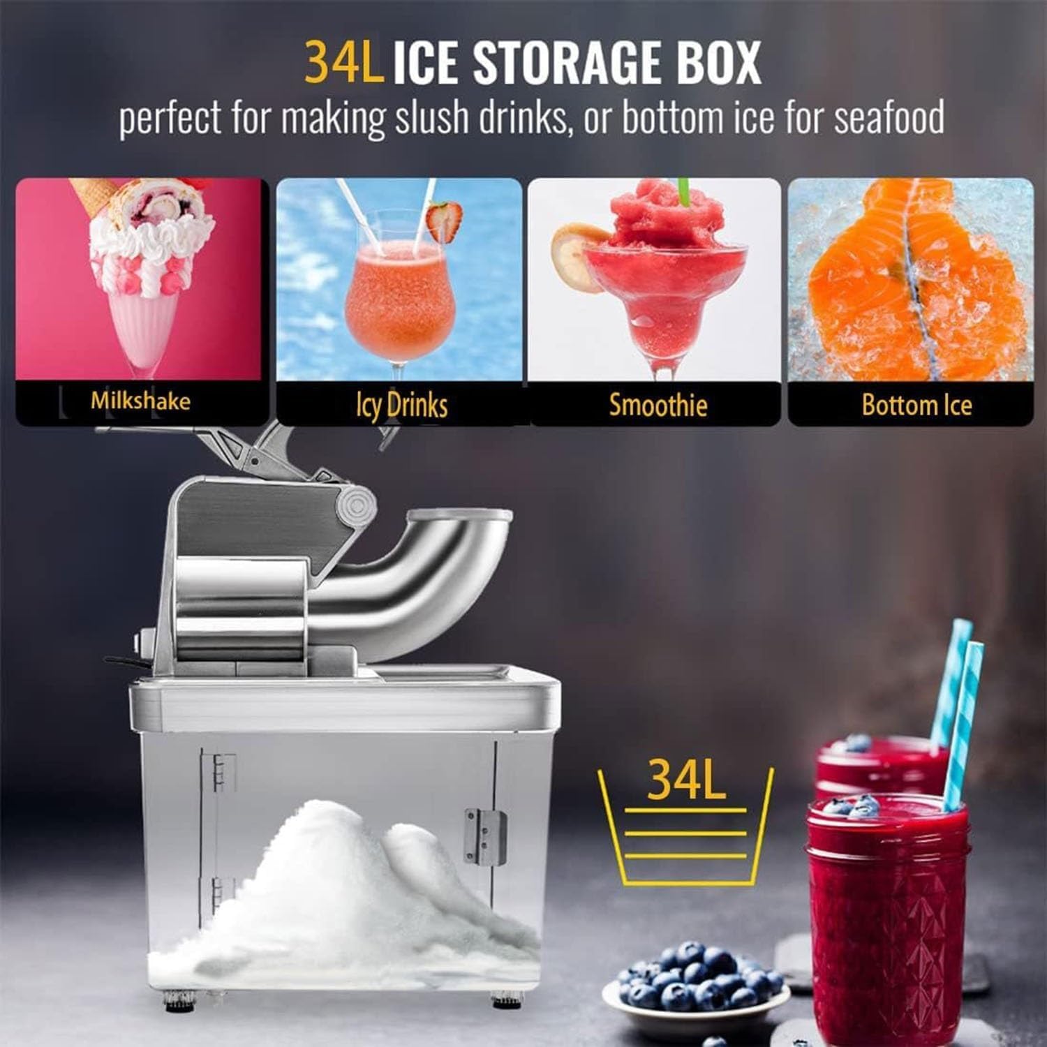 業務用かき氷機 商業用アイスクラッシャー ショップ アイス