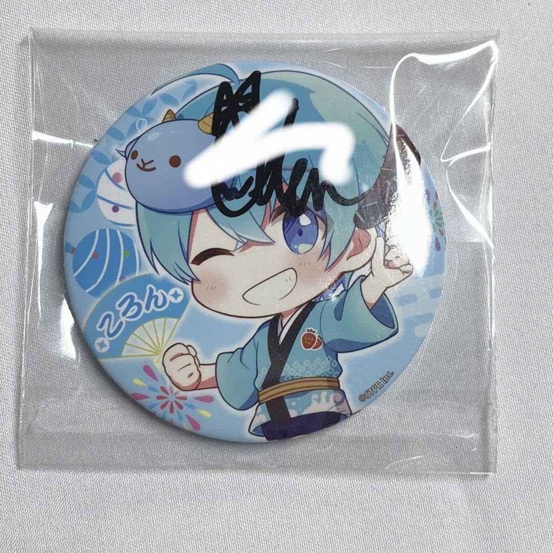 Amazon.co.jp: すとぷり ころん サイン入り缶バッジ 単 2312W : おもちゃ