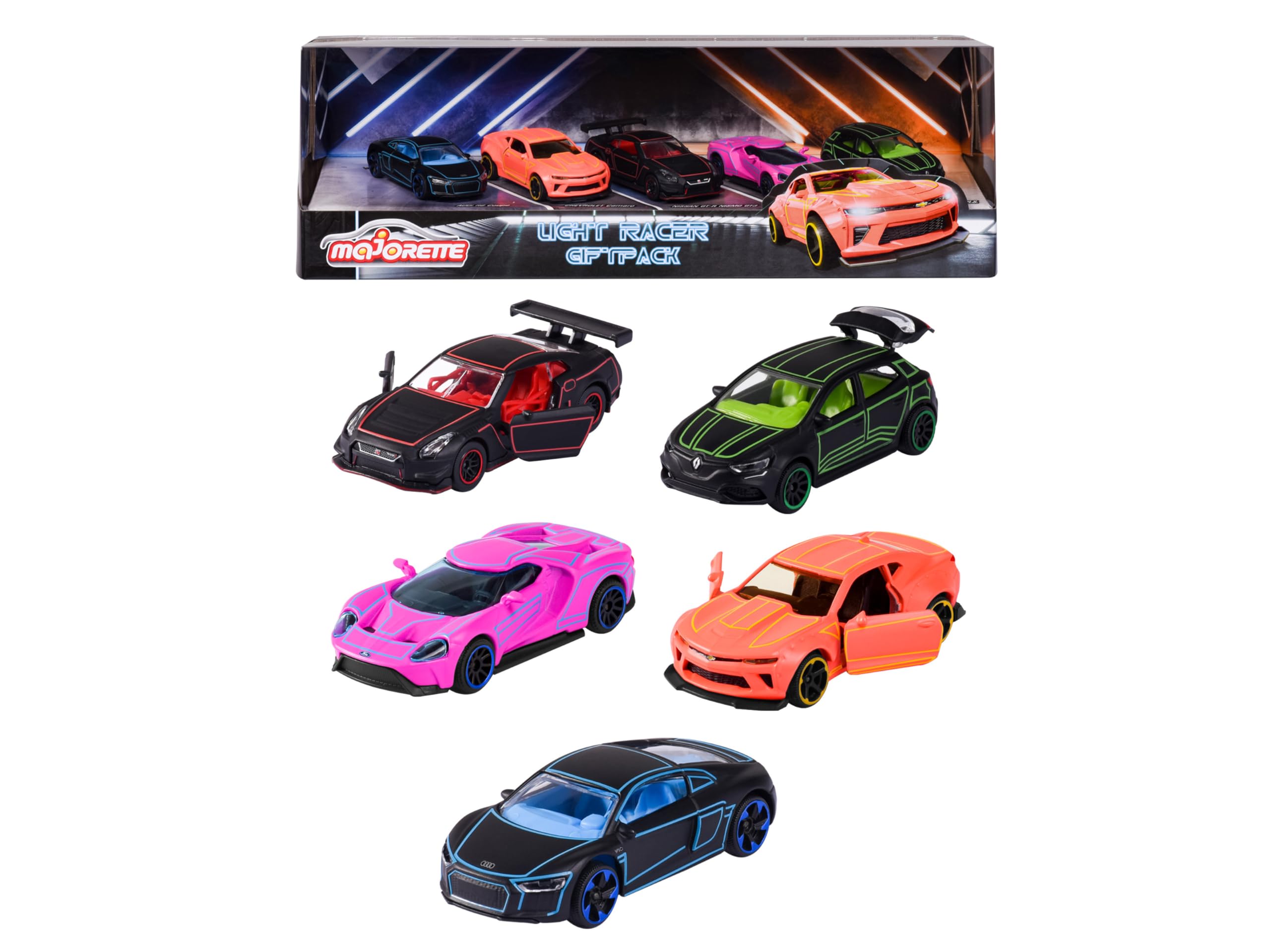 Amazon.com: Light Racer Giftpack (2023) 5 Piece Set 1/64 Diecast