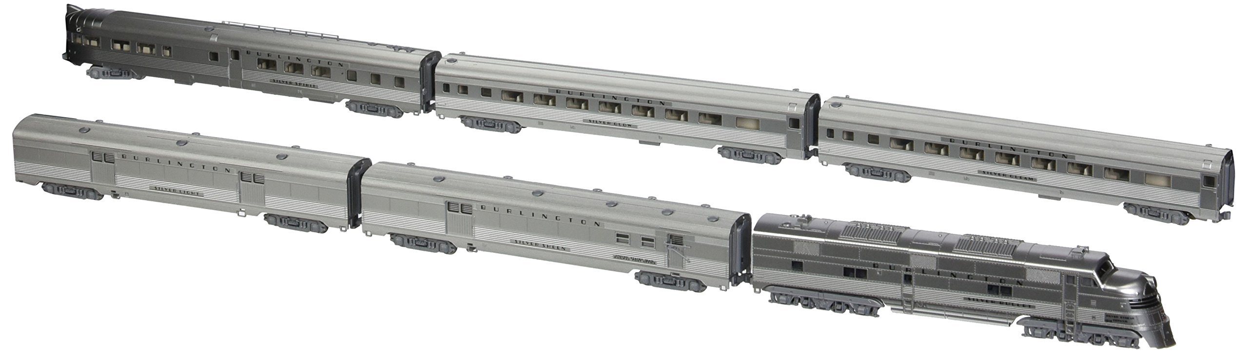 Amazon.com: Kato USA Model Train Products CB&Q EMD E5A Silver