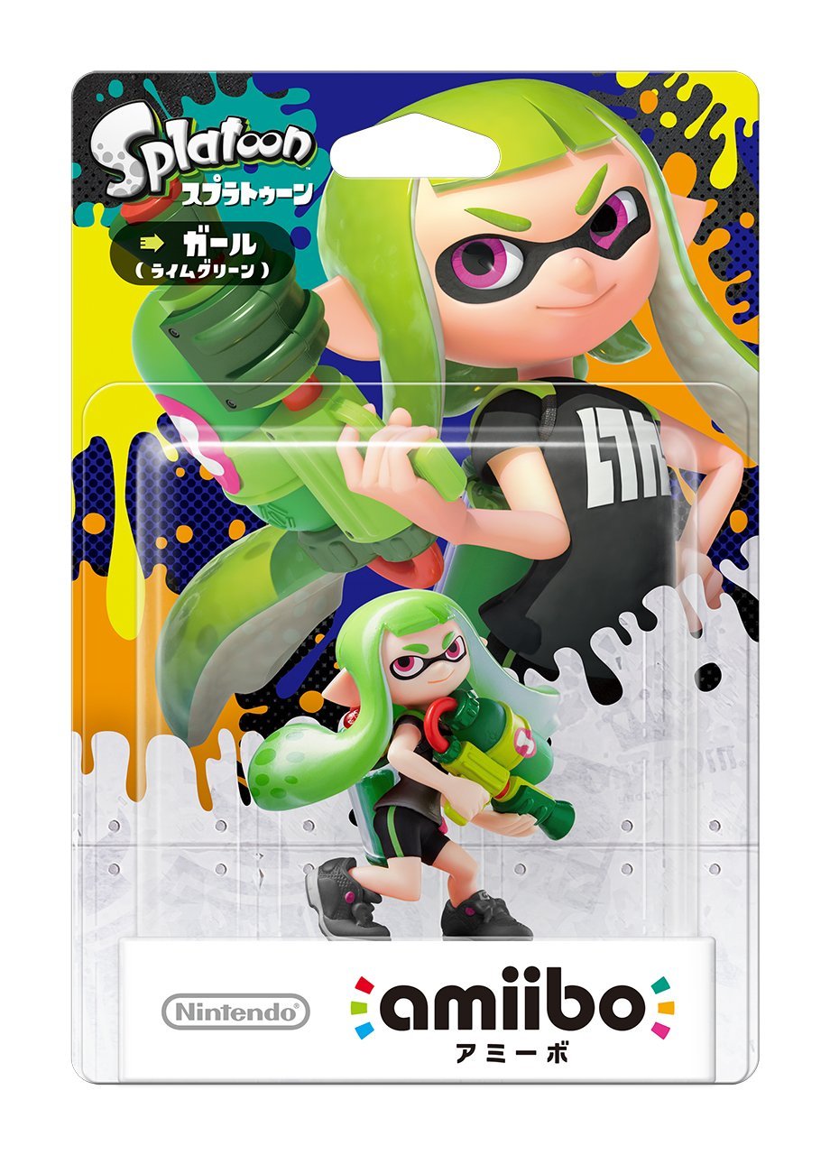 Amazon.co.jp: amiibo ガール【ライムグリーン】 (スプラトゥーン