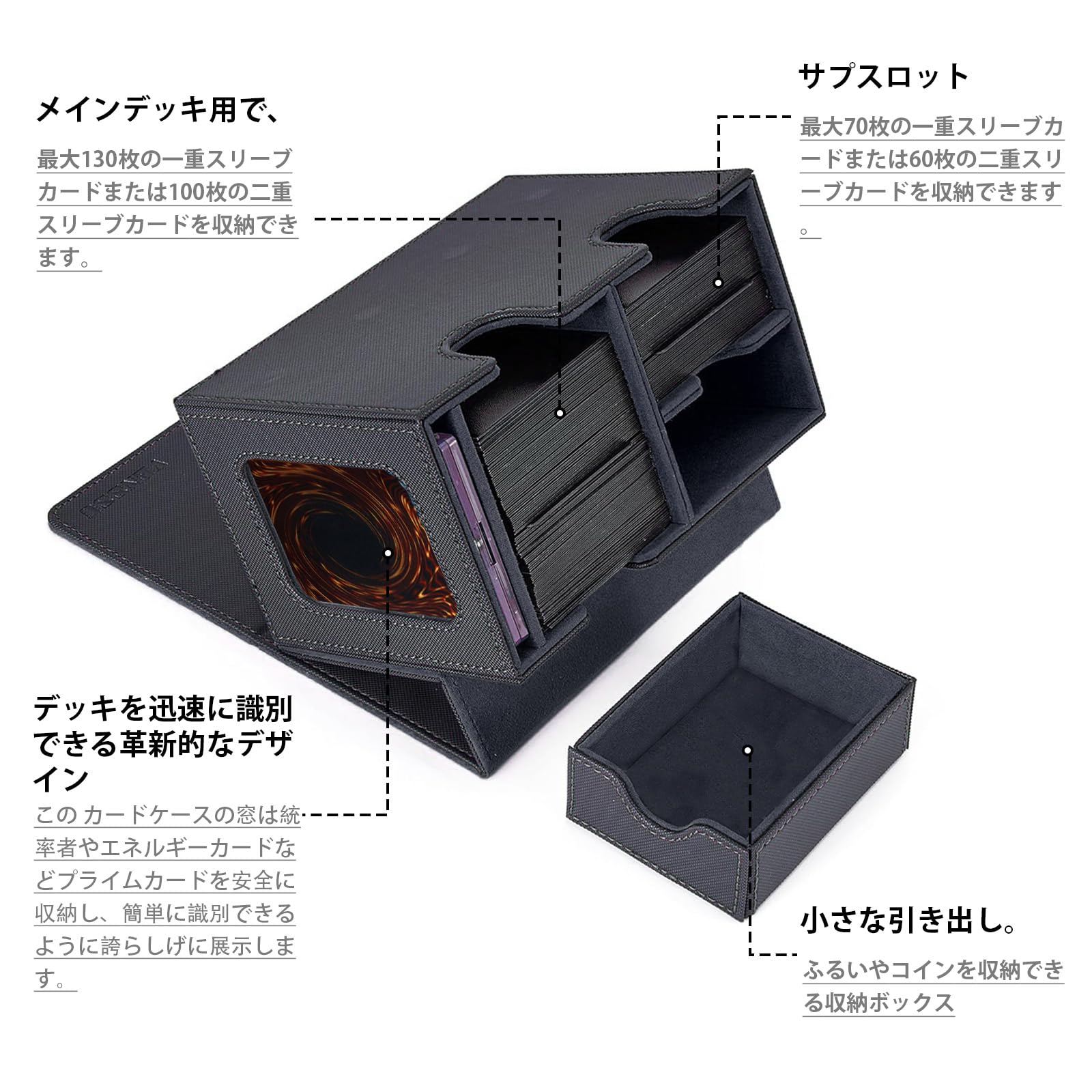 Amazon.co.jp: デッキケース トレカケース カードディスプレイ