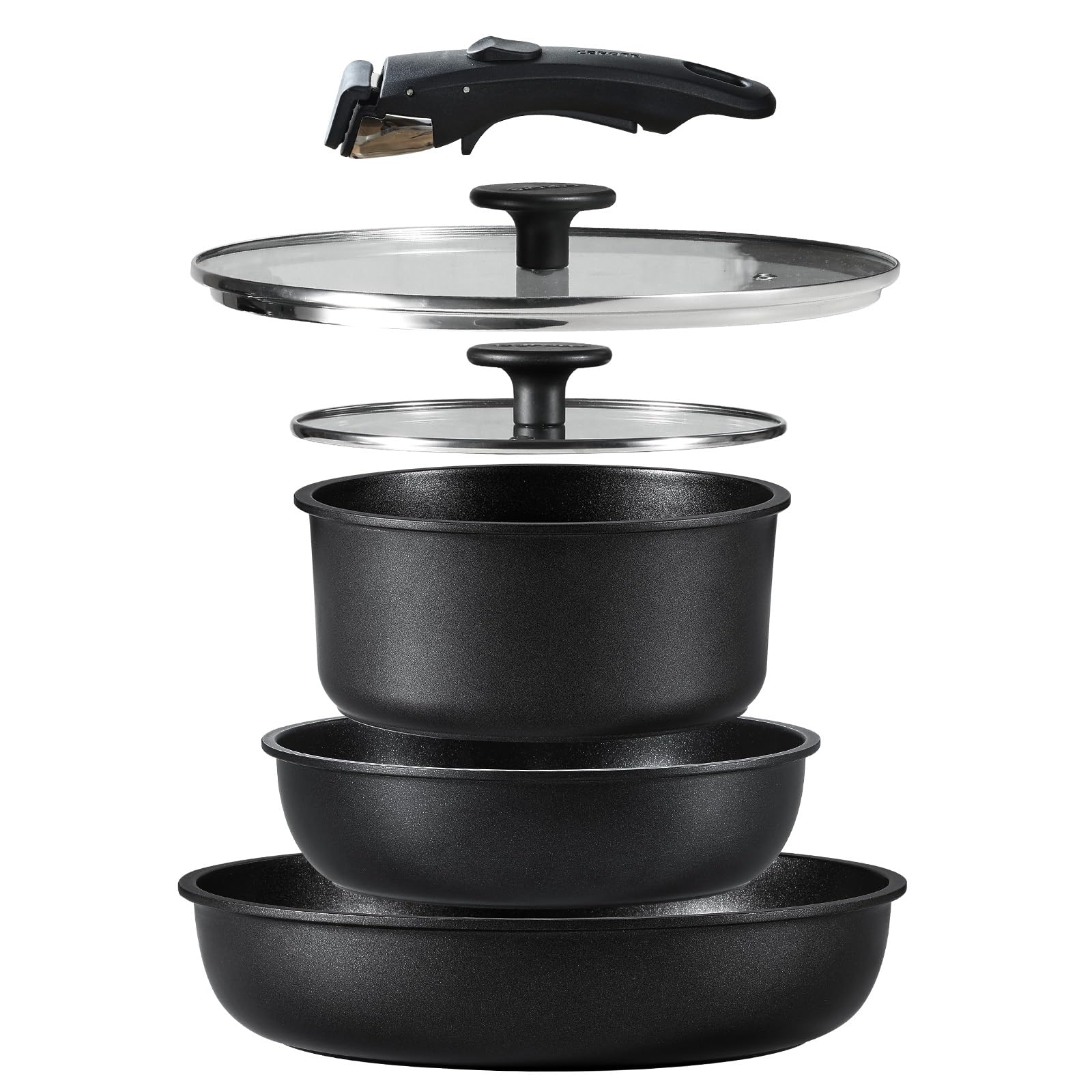 Amazon.co.jp: CAROTE カローテ フライパン 鍋 セット IH&ガス火対応 6