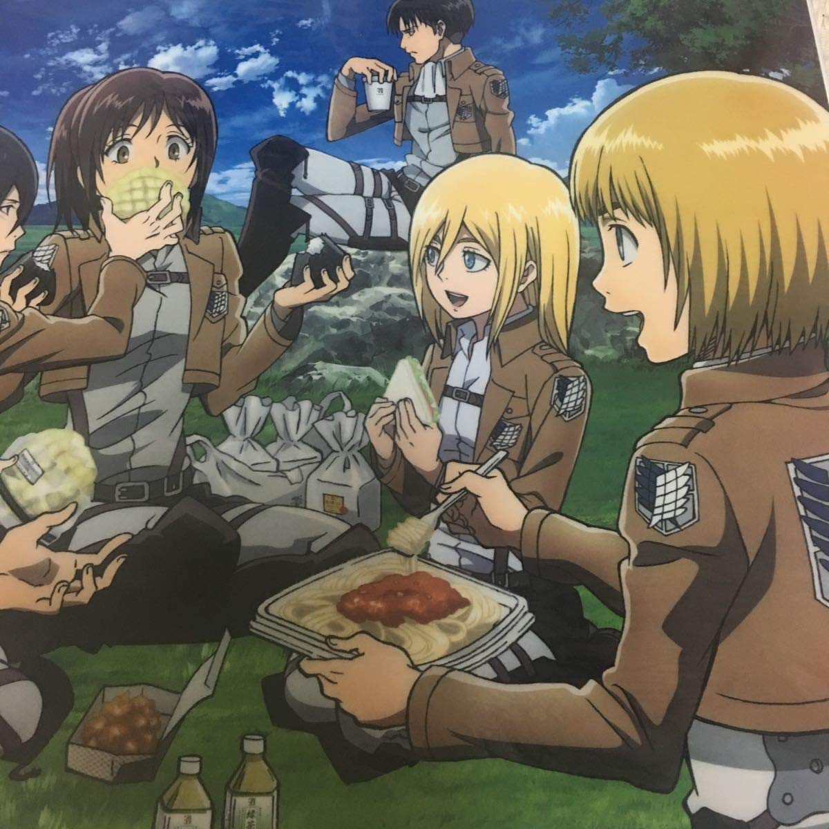 Amazon.co.jp: 進撃の巨人セブンイレブン書き下ろしクリアポスター