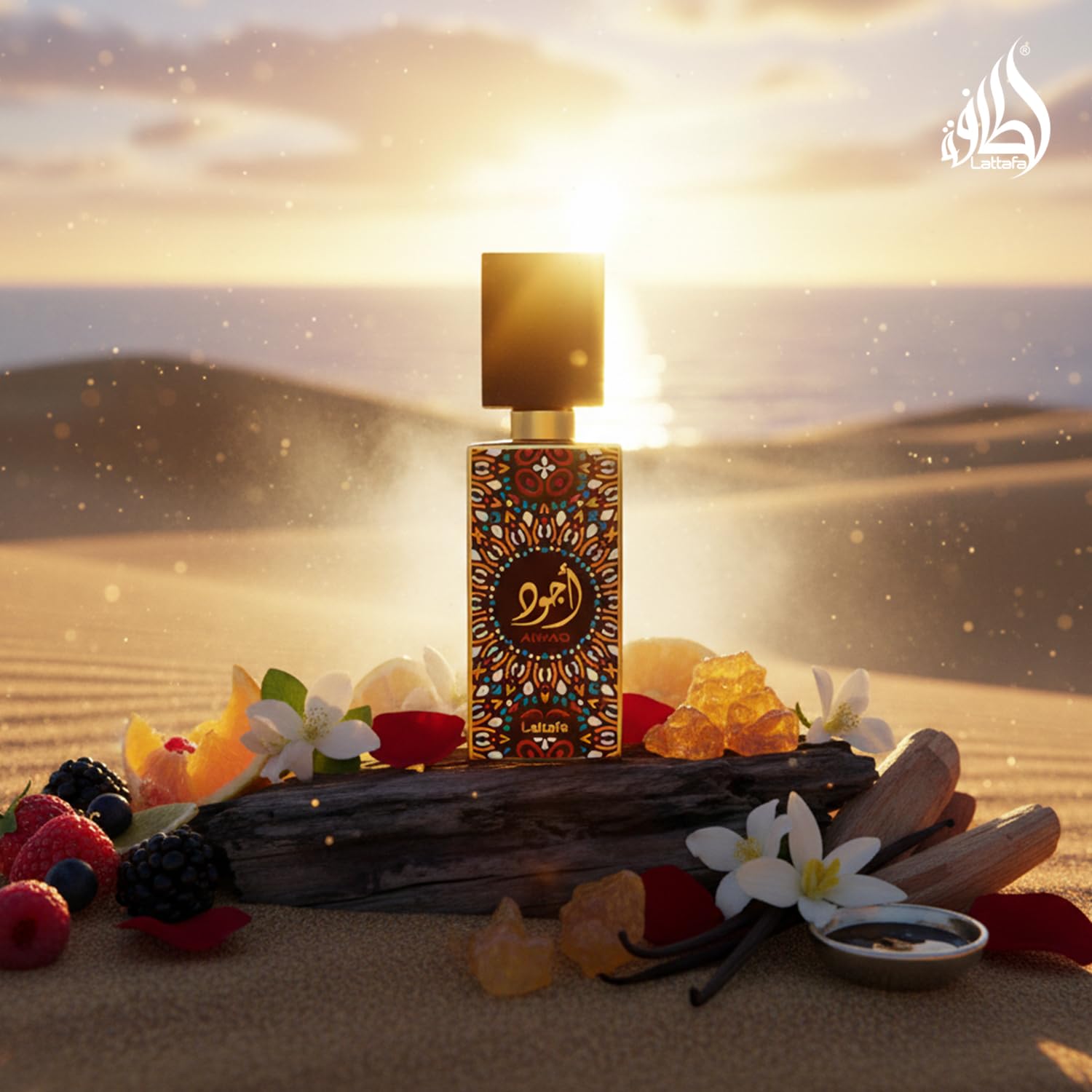 Amazon.com : Lattafa Ajwad Eau De Parfum Spray for Unisex, 2.0