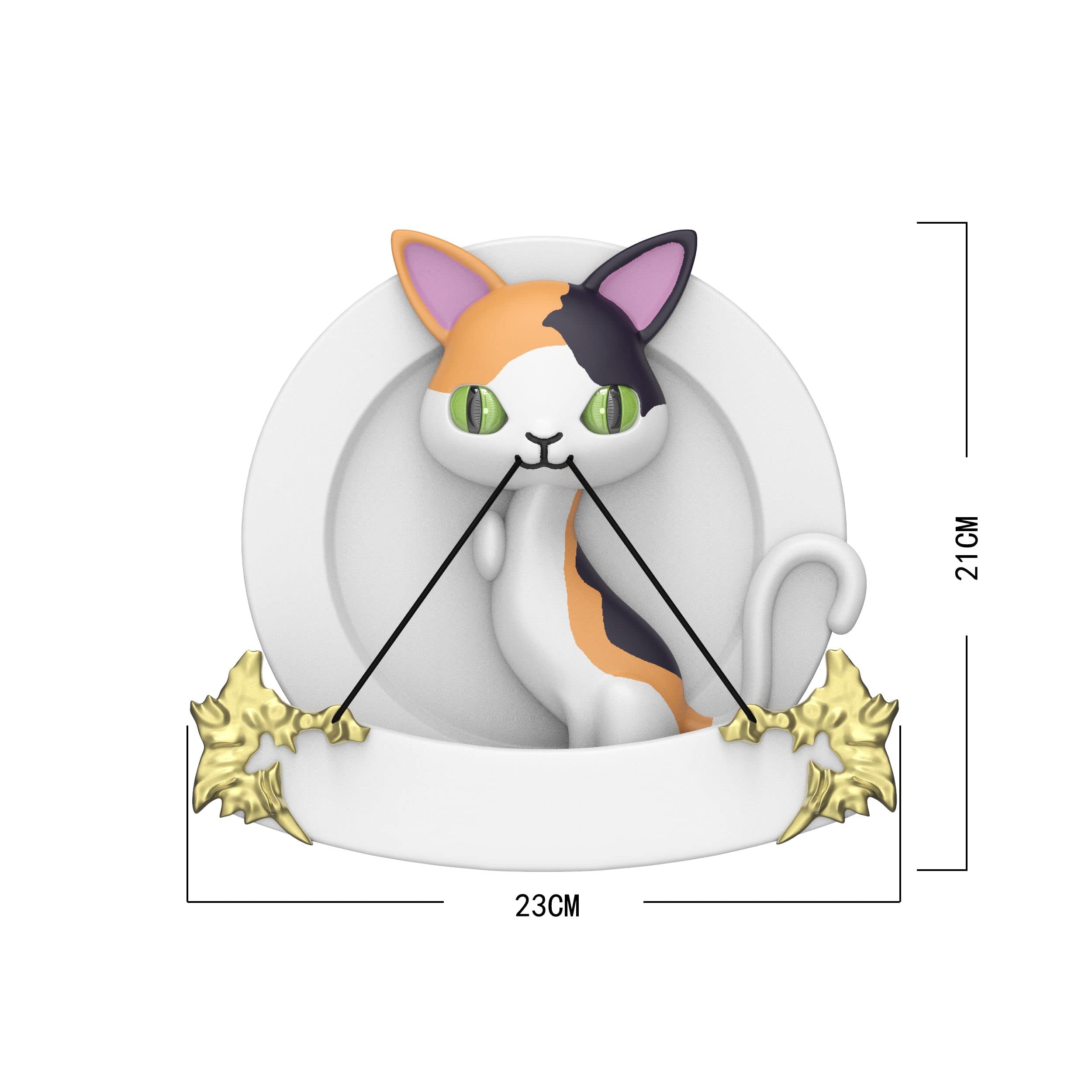 Amazon.co.jp: SxE 「予約」 異世界食堂 表札 プレート 可愛い 猫 お店