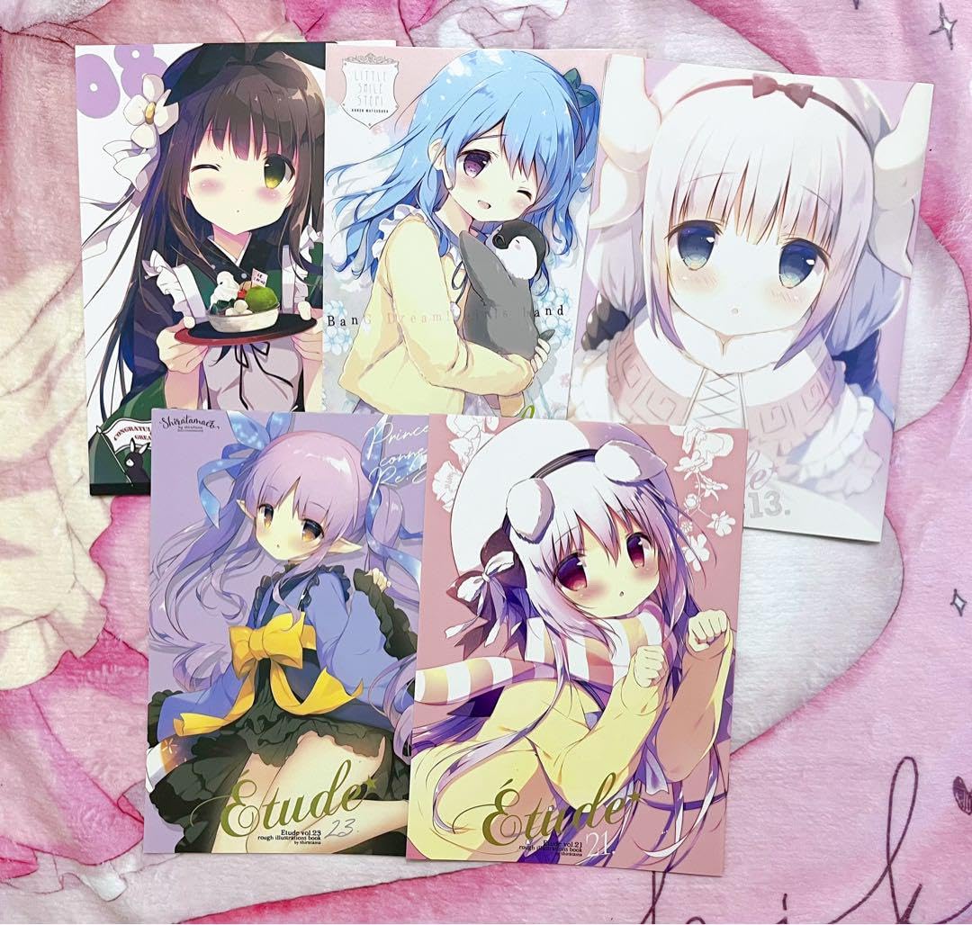 Amazon.co.jp: しらたま しらたまこ イラスト集 5冊セット : 文房具