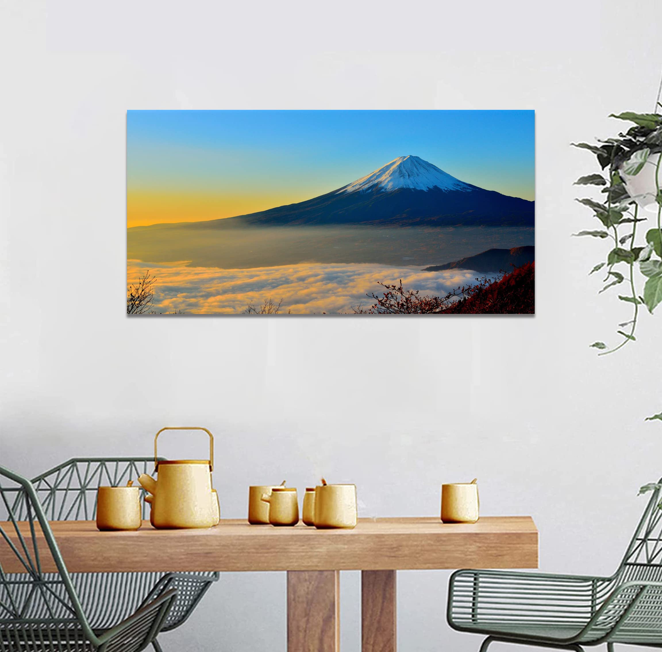 Amazon.co.jp: アートパネル 富士山 風景画 富士山の絵 ポスター 絵画