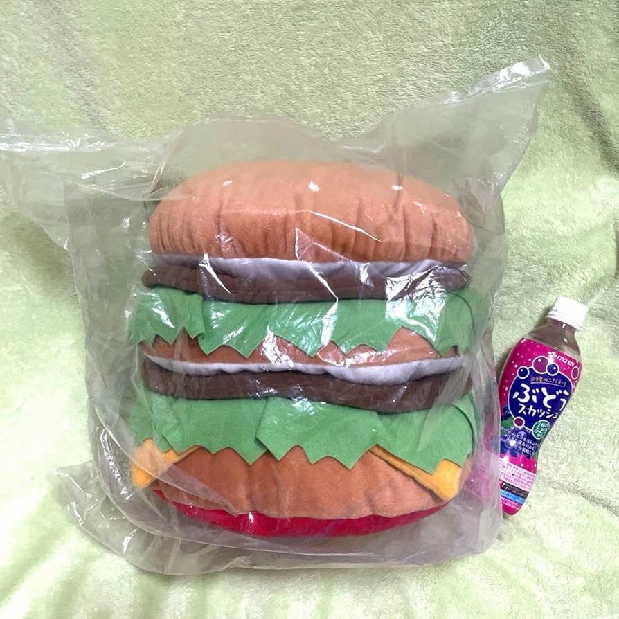 Amazon.co.jp: マクドナルド ビッグマック ハンバーガークッション 約