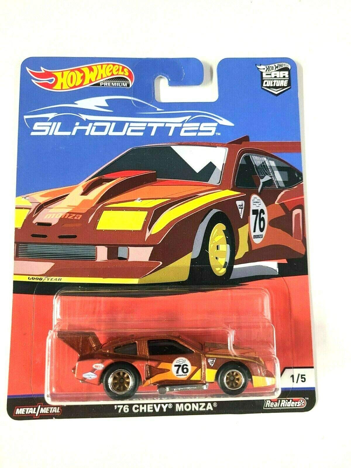 Amazon.com: DieCast Hotwheels Car Culture Silhouettes '76 Chevy