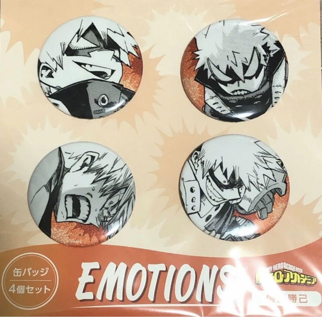 Amazon.co.jp: ジャンプショップ 春コレ EMOTION 缶バッジセット 爆豪