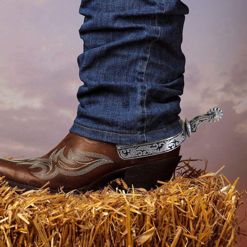 Amazon.co.jp: 馬拍車 ウエスタン カウボーイ 拍車 ステンレス