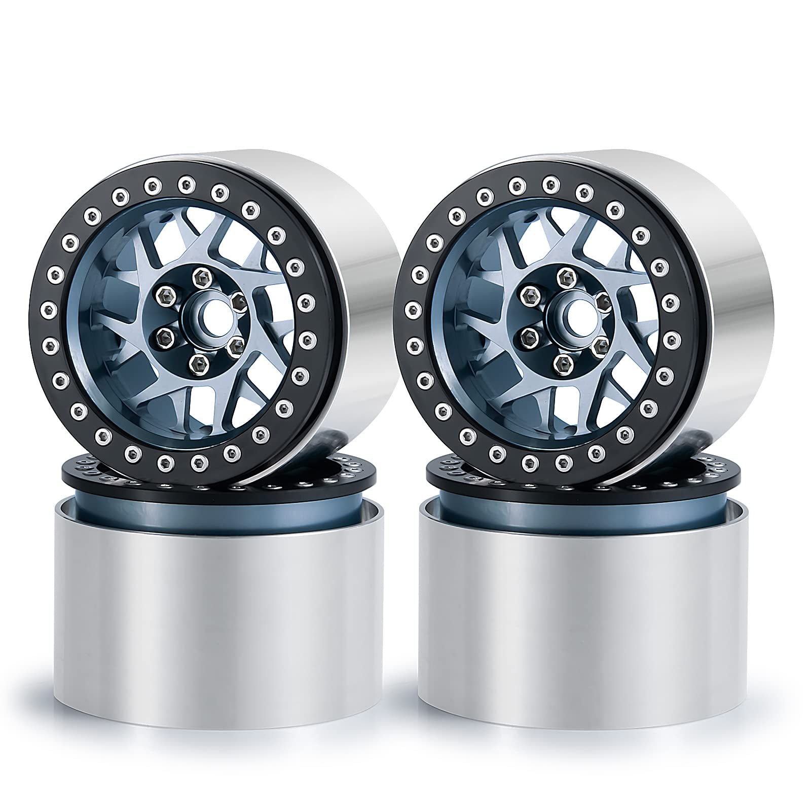 Amazon | MOHERO アルミニウム 2.2インチ RC ビードロック ホイール