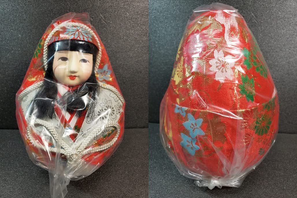 Amazon.co.jp: レトロ品 日本人形2体 姫だるま錦だるま 品 : おもちゃ